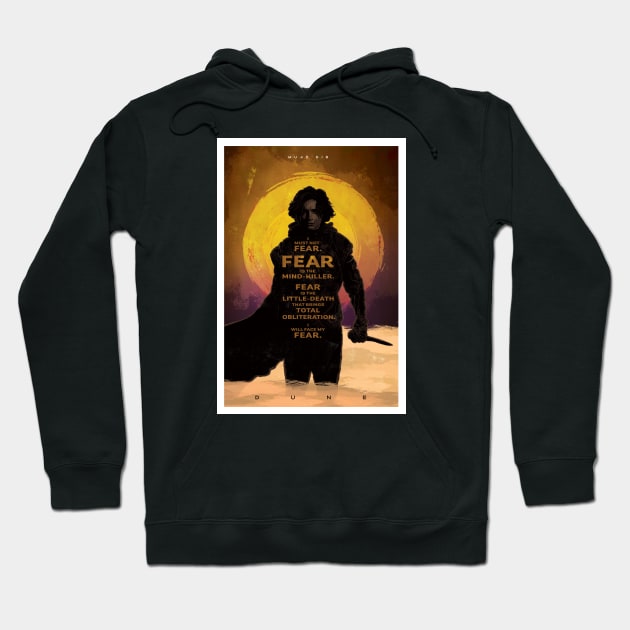 Fear is the Mind-Killer - Dune Hoodie by chrisayerscreative